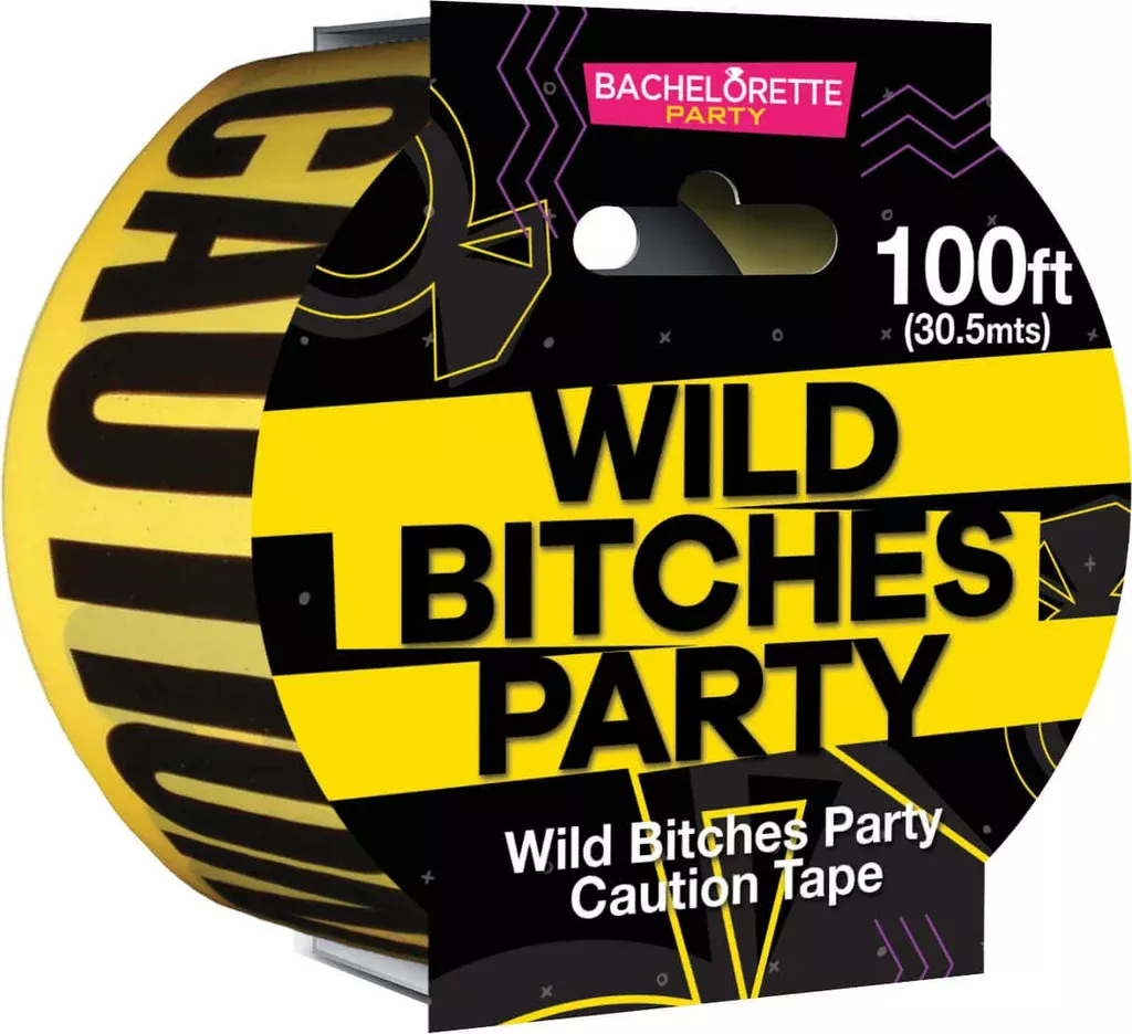 Wild Bitches Party Caution Tape 100 Feet
