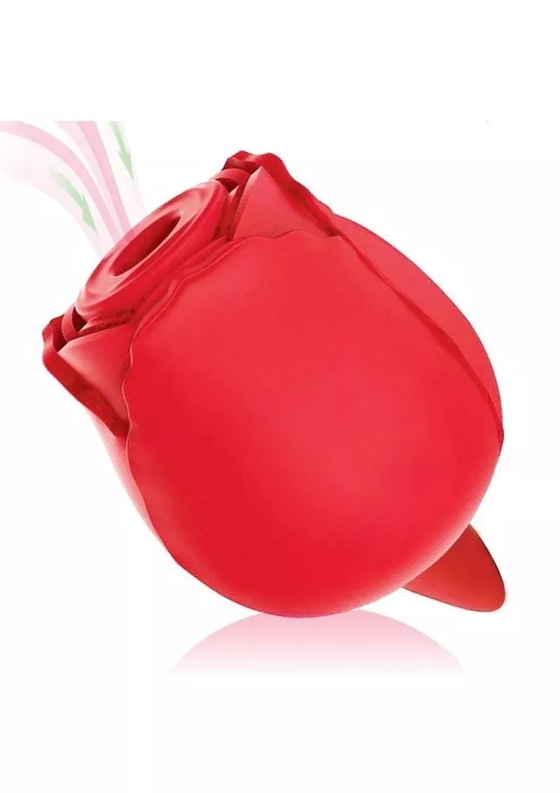 Wild Rose & Tongue Rechargeable Silicone Clitoral Stimulator with Suction | Icon Brands