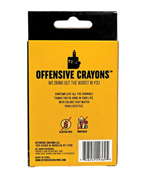 Wood Rocket Offensive Crayons