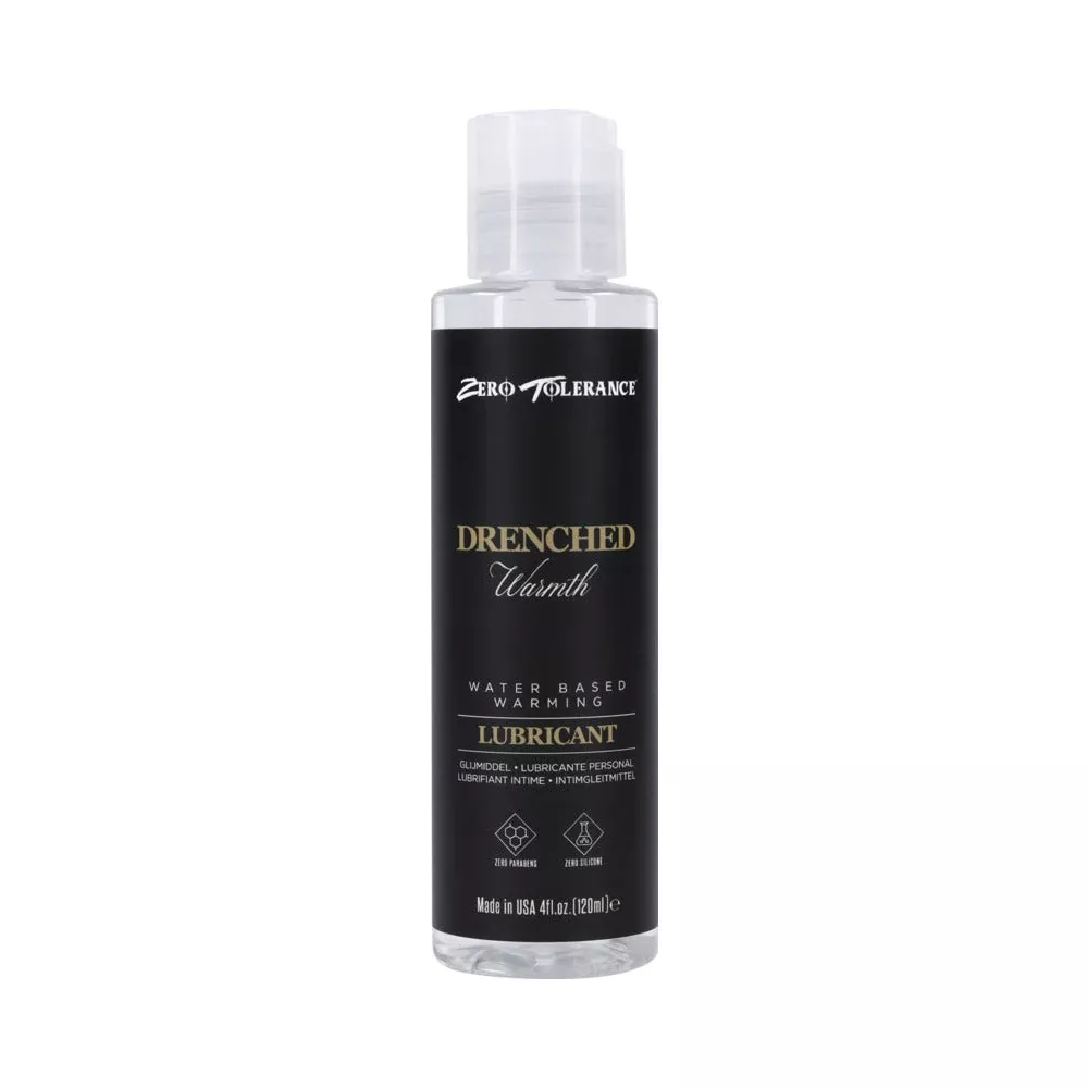 Zero Tolerance Drenched Warmth Water-Based Warming Lubricant 4 oz.