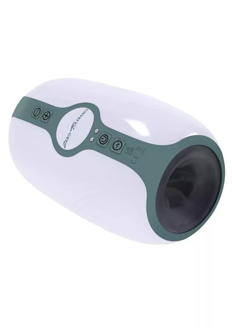 Zero Tolerance Touchdown Rechargeable Silicone Vibrating Tightening Stroker